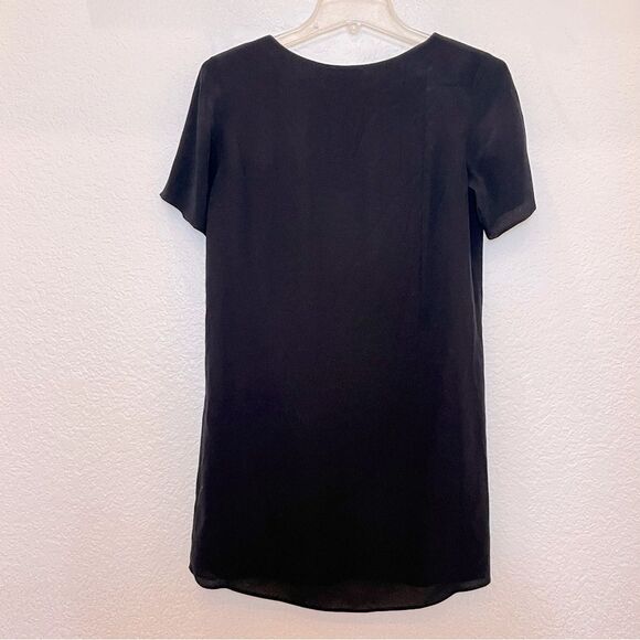 Aritzia Wilfred Free Teigen Shift Mini Shirt Dress in Black size XS - Picture 3 of 12